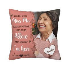 Personalized Memorial Throw Pillow